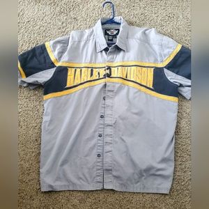 Vintage Harley Davidson Button Down Shirt